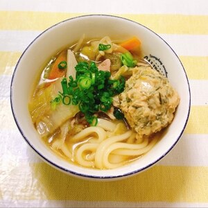 ほうれん草の鍋焼きうどん